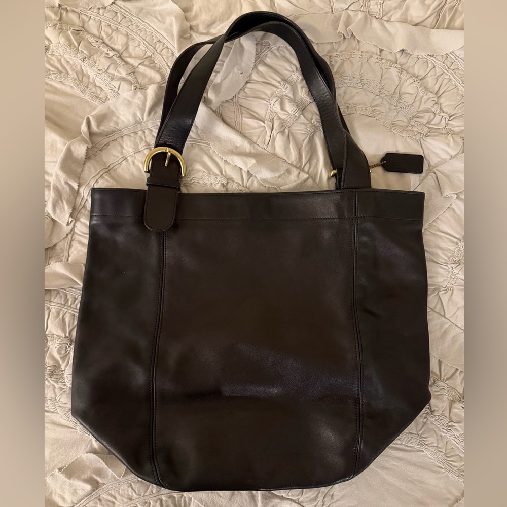 Coach Y2K Extra Large Soho Bag in Black Leather